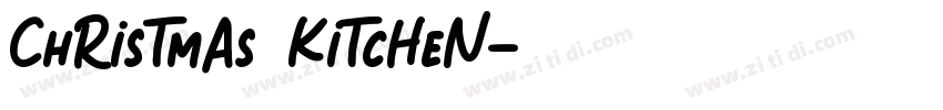 ChRisTmAs KiTcHeN字体转换
